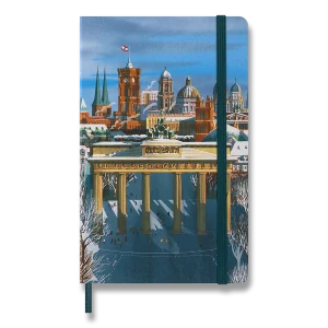 I Am Berlin zápisník Moleskine linkovaný tvrdý L